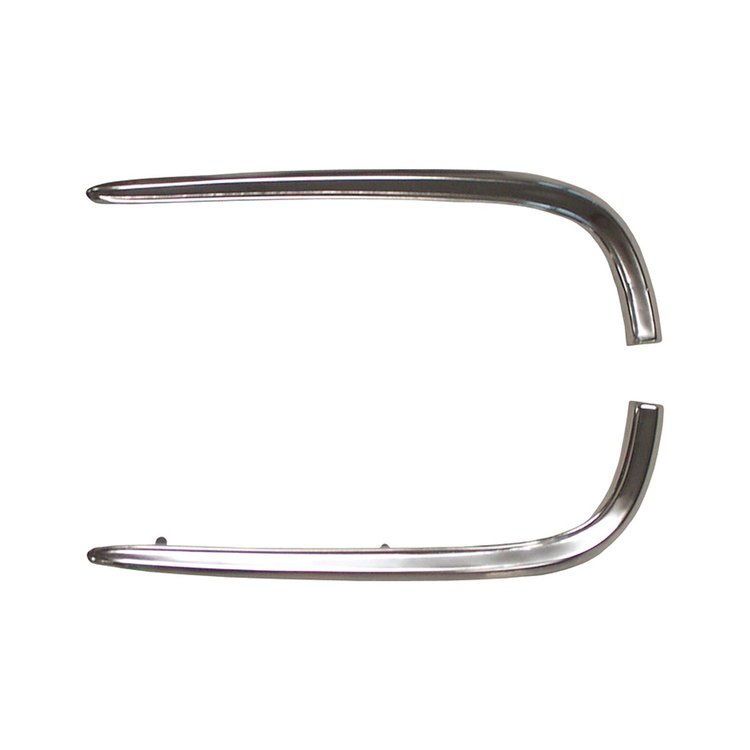 GM000LH Fender Molding 1967-1968 Chevy C/K Series Truck & Suburban, Front Edge, Chrome, Left, Each