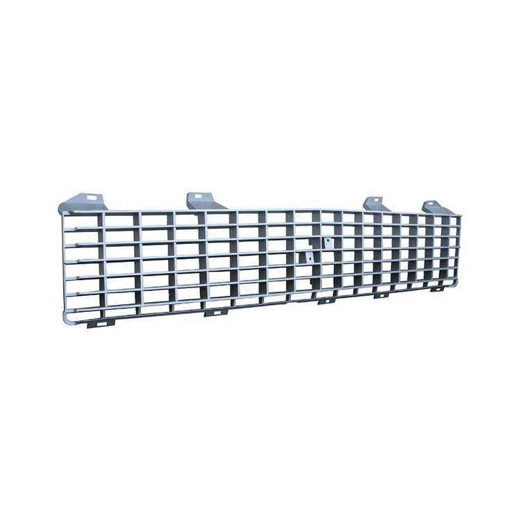 GRI72CH Inner Grille 1971-1972 Chevy C/K Series Truck, Blazer & Suburban, Plastic, Reproduction, Chrome