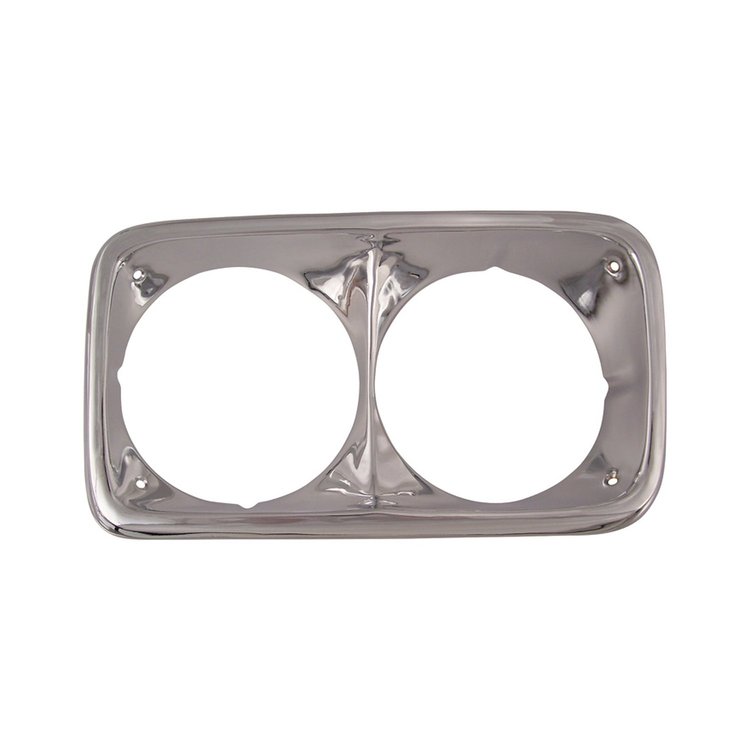 HLB72GM Headlight Bezels 1968-1972 GMC C/K Series Truck, Jimmy & Suburban, Chrome, Pair