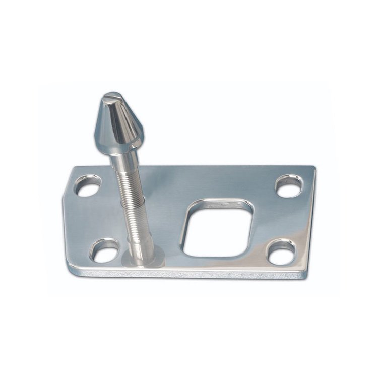 HLBB72P Hood Latch Support Brace, Billet, Polished, 1967-1980 Chevy/GMC C/K Series Truck, Blazer/Jimmy & Suburban