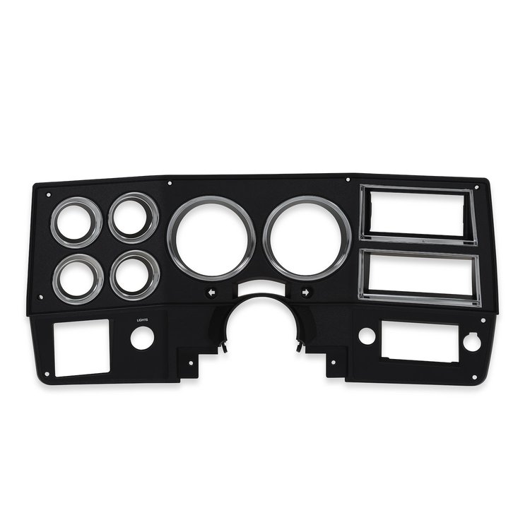 INST886 Instrument Bezel 1984-1988 Chevy/GMC C/K Series Trucks, Blazer/Jimmy & Suburban, With A/C, Black/Chrome