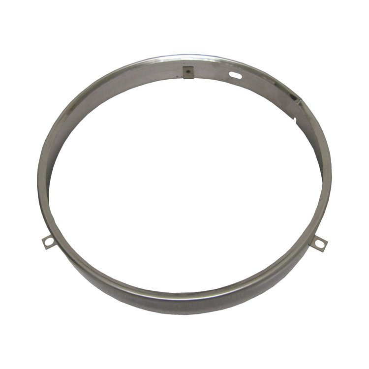 J9065-62 Headlight Retaining Ring, 7-inch Round, Each, 1941-1954 Chevy Trucks, 1962-1972 Chevy C/K Series Trucks & Suburban