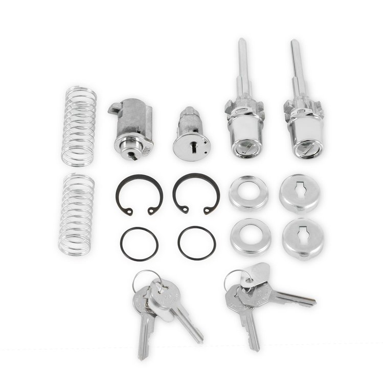 JDLGB66 Lock Set 1960-1966 Chevy/GMC C/K Series Truck & Suburban, Doors, Ignition & Glove Box