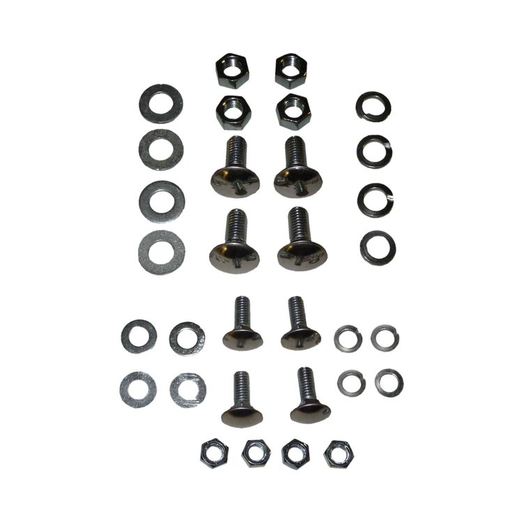 L0223-67 Rear Bumper Bolt Kit, 32-Pieces, 1967-1972 Chevy/GMC C/K Series Trucks