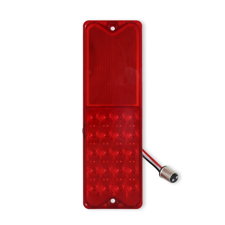 LED72F0 LED Tail Light Lens 1967-1972 Chevy/GMC C/K Series Truck & Blazer/Jimmy, Fleetside, Red, Left/Right, Each