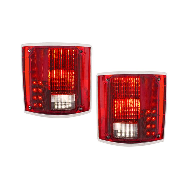 LED87FD LED Taillamp Assemblies 1973-1991 Chevy/GMC C/K Series Truck, Blazer/Jimmy & Suburban, Fleetside, Deluxe, Pair