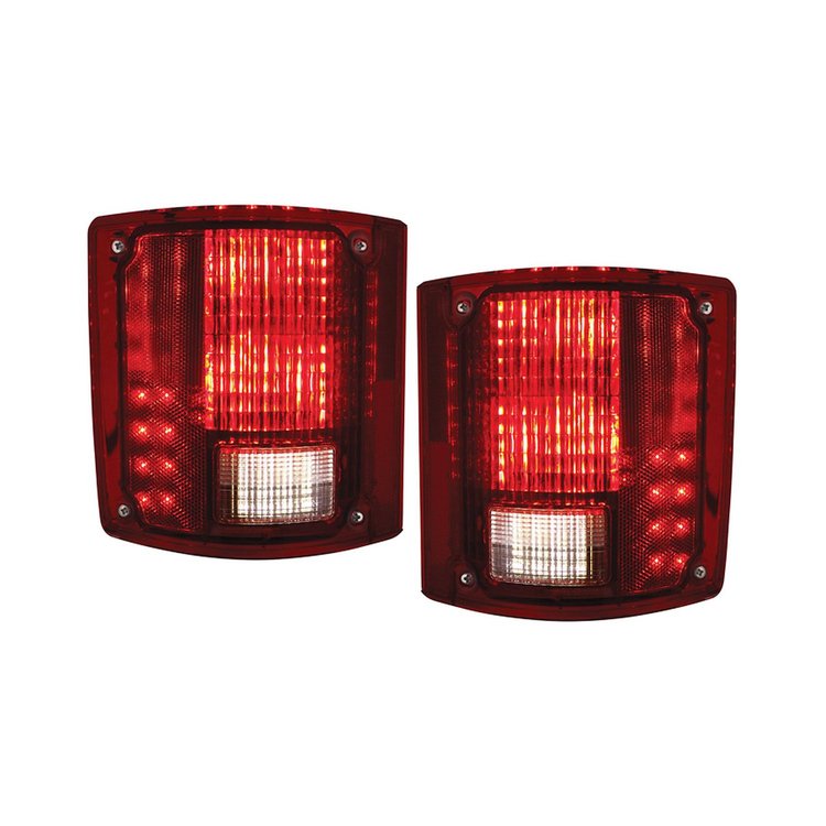 LED87FS Led Taillamp Assemblies 1973-1991 Chevy/GMC C/K Series Truck, Fleetside, Standard, Pair