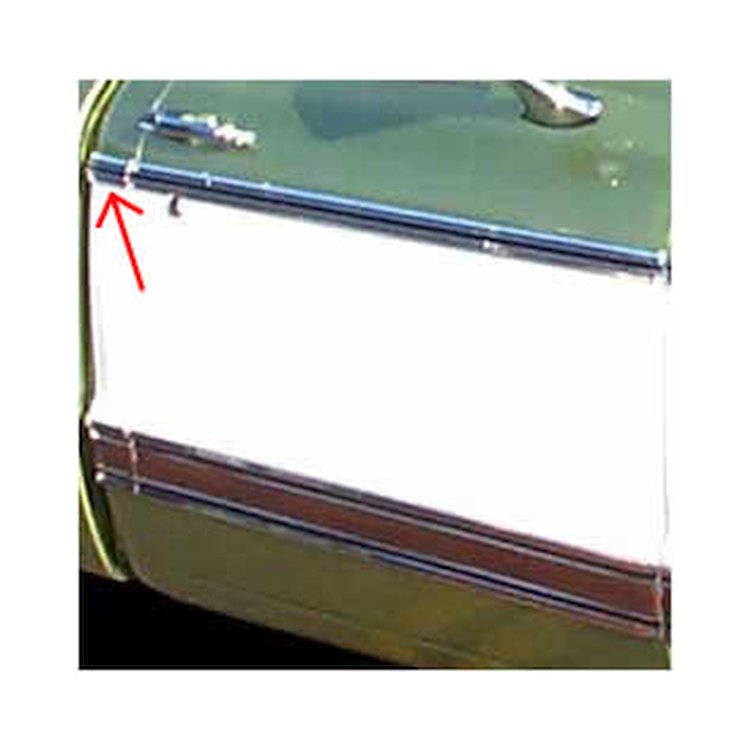 MF050LH Cab Molding 1969-1972 Chevy/GMC C/K Series Truck, Upper, Left