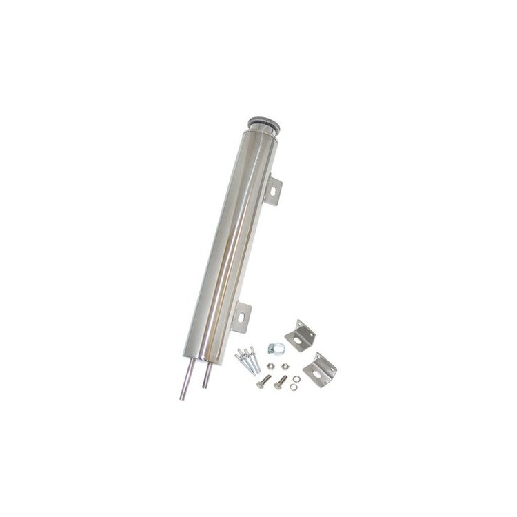 OFK87BL13INCH Polished Coolant Overflow Tank Kit 1947-1987 Chevy/GMC Truck, 13-Inch -Polished Stainless