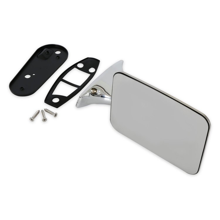 OMA72RH Outside Mirror 1970-1972 Chevy/GMC C/K Series Trucks, Blazer & Suburban, Chrome, Right
