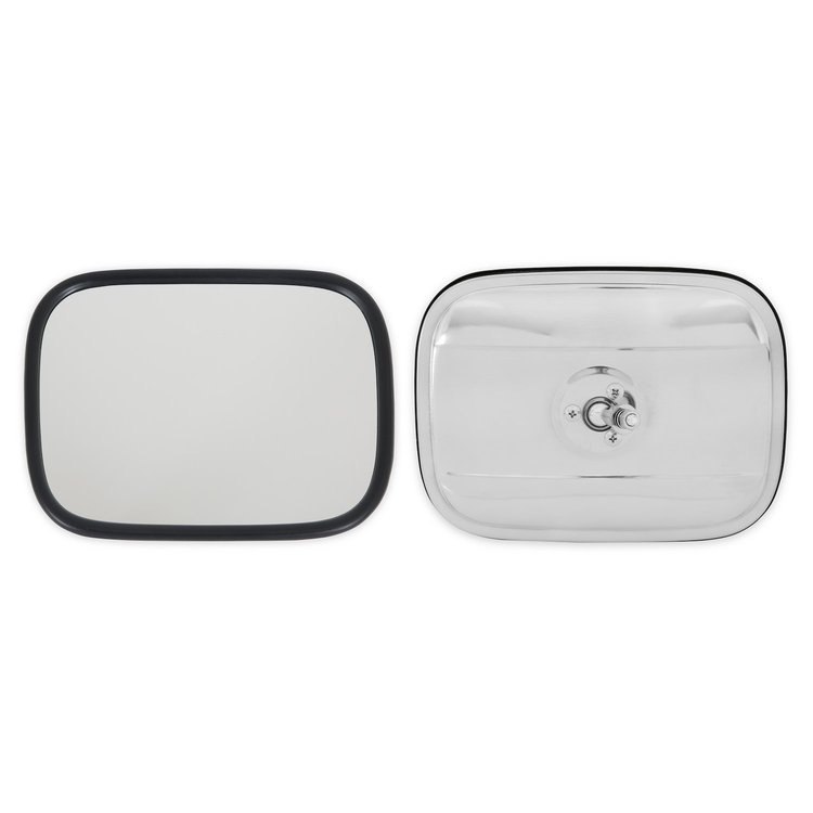 OMH69SC Mirror Head 1947-1969 Chevy/GMC Truck, Rectangle, Chrome, Each