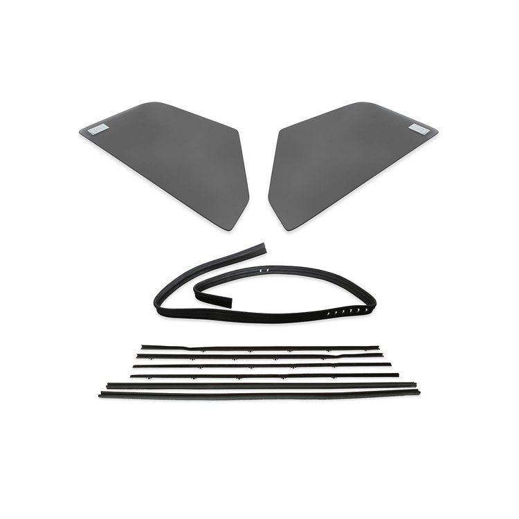OPWK200-LT 1 Piece Window Kit 1967-1972 Chevy/GMC C/K Series Truck, Medium Tint, Manual, Pair