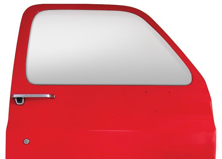 OPWK800SMOKE 1-Piece Door Window Kit for 1973-1987 GM C/K Series Truck, Suburban, 1976-1987 GM Blazer/Jimmy [Smoked]