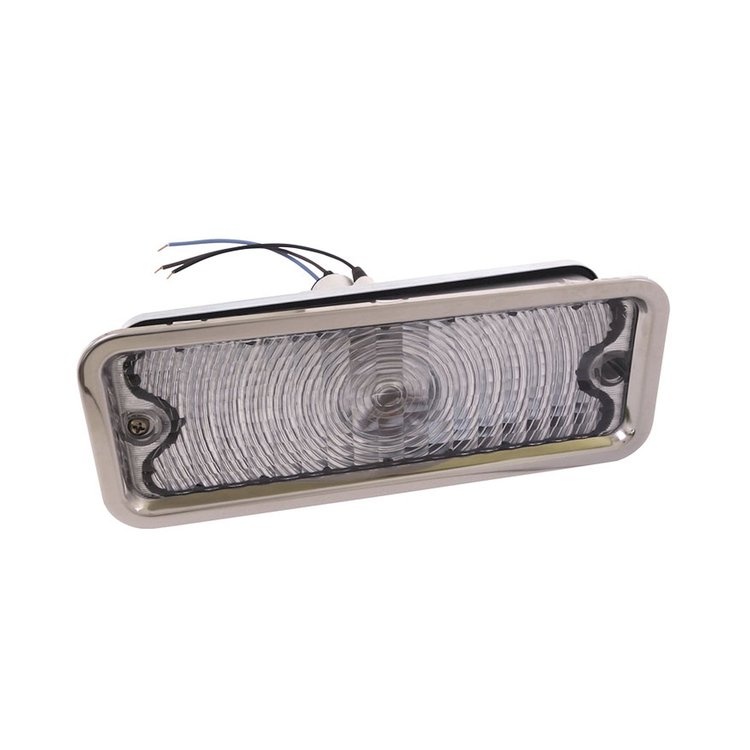 PLA80DC-RH Parking Light Assembly 1973-1980 Chevy/GMC C/K Series Truck, Blazer/Jimmy & Suburban, Clear, Deluxe, Right