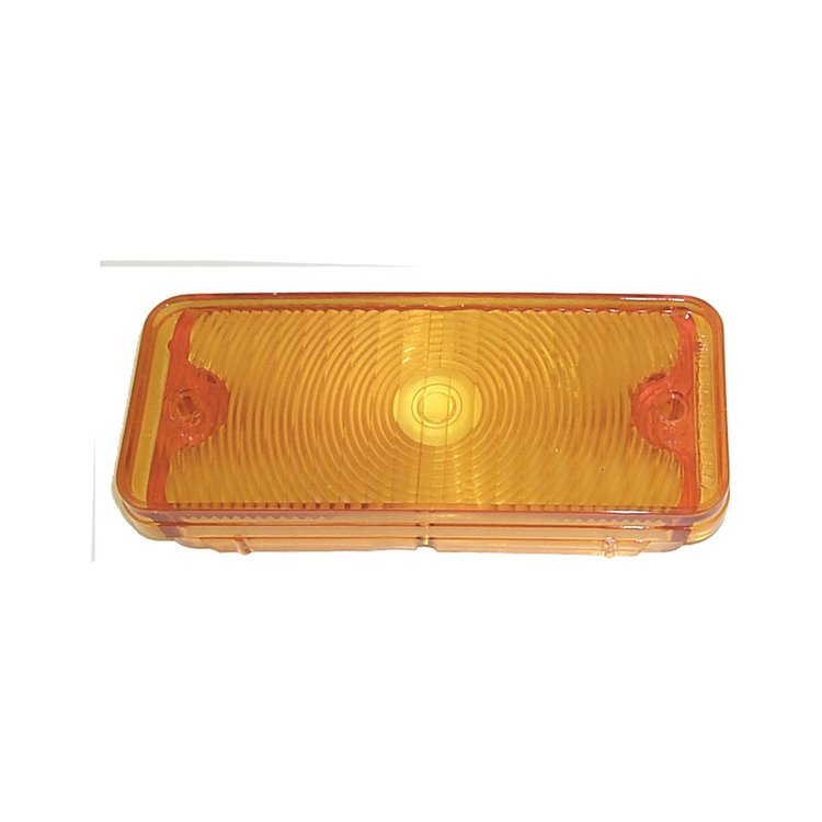 PLL67LH Parking Lamp Lens 1967-1968 Chevy C/K Series Truck & Suburban, Amber, Left, Each