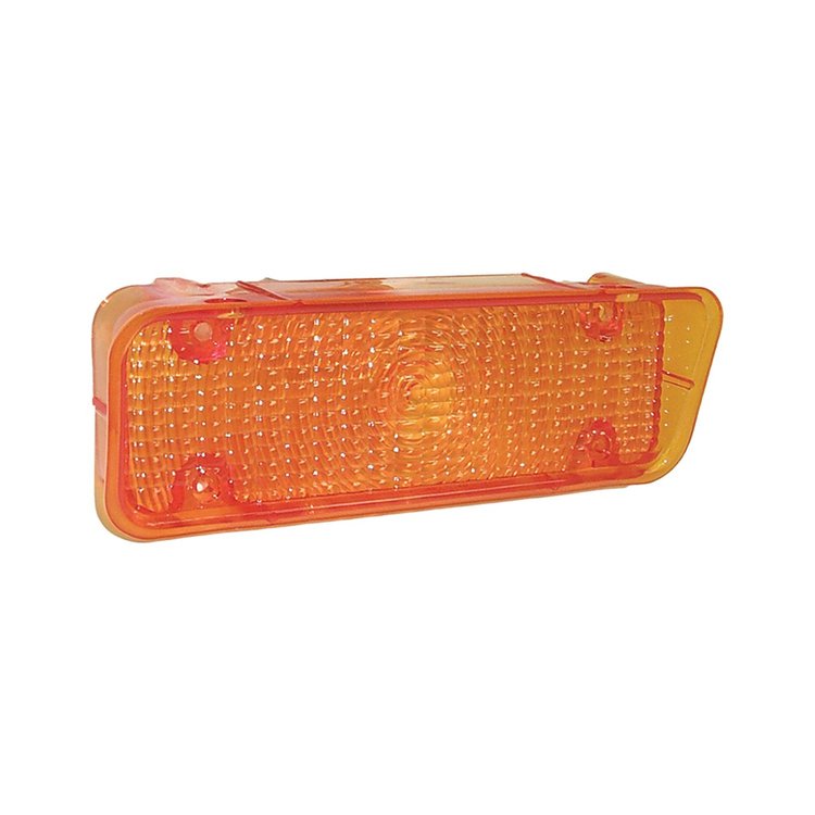 PLL71RH Parking Lamp Lens 1971-1972 Chevy C/K Series Truck, Blazer/Jimmy & Suburban, Amber, Right, Each