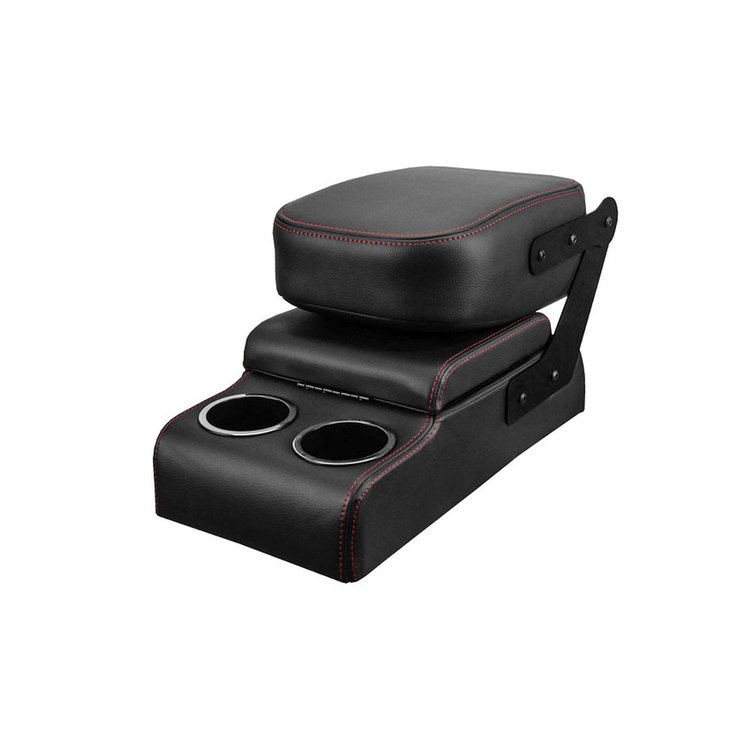 QCCB087BLACK Custom Console, Sport, Black/Black Stitching-Buddy Console, 1960-1987 Chevy/GMC C/K Truck, Blazer/Jimmy & Suburban