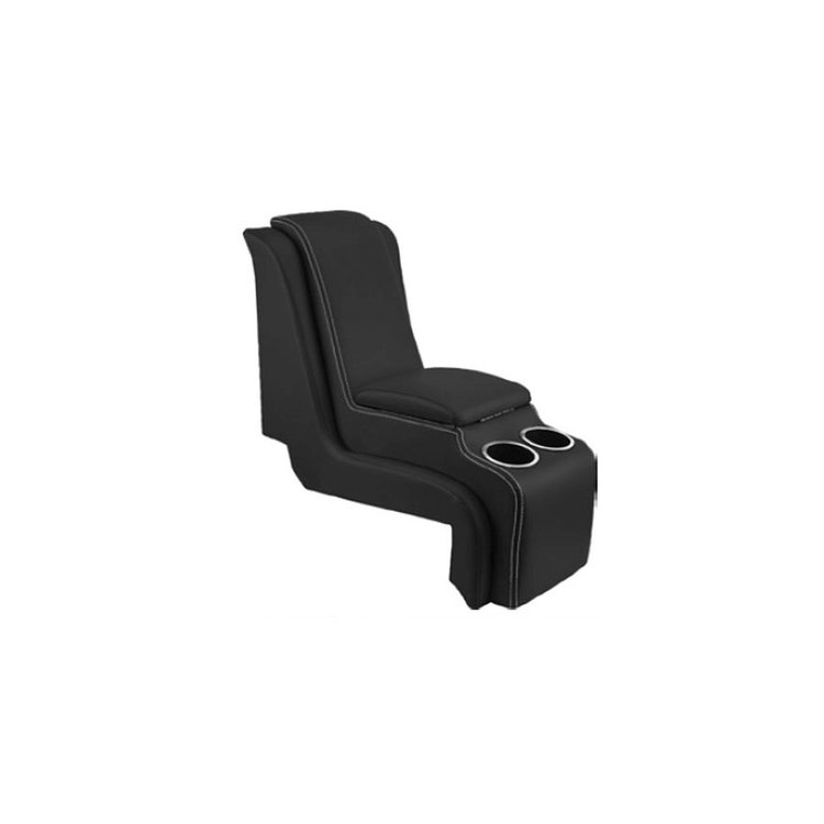 QCCS087BLACK Custom Console, Sport, Black/Black Stitching-with Storage, 1973-1987 Chevy/GMC C/K Truck, Blazer/Jimmy & Suburban