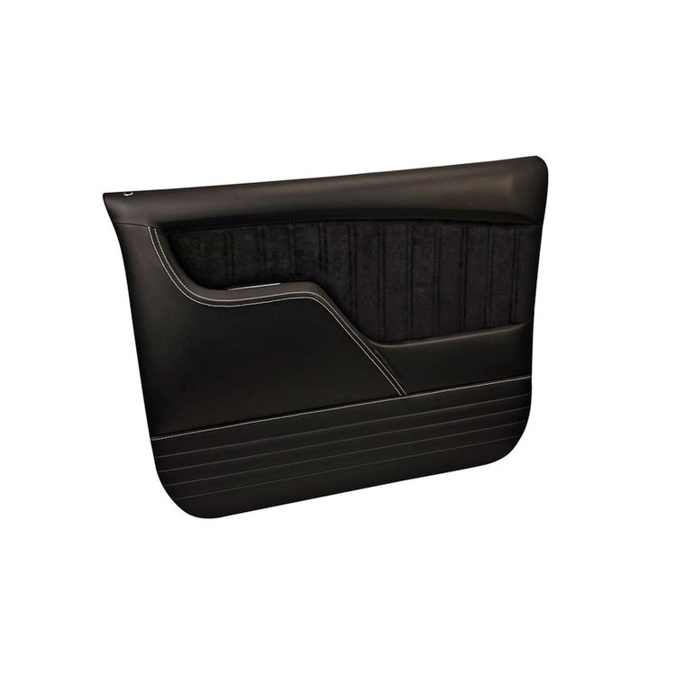 QDP0072BLACK Custom Sport Door Panels-Black/Black Stitching-Pair, 1967-1972 Chevy/GMC C/K Series Truck, Blazer/Jimmy & Suburban