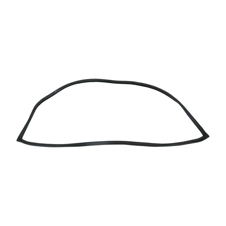 RWG72BD Rear Window Seal, Large for 1967-1972 Chevrolet GMC C/K Series Truck [Chrome Trim]