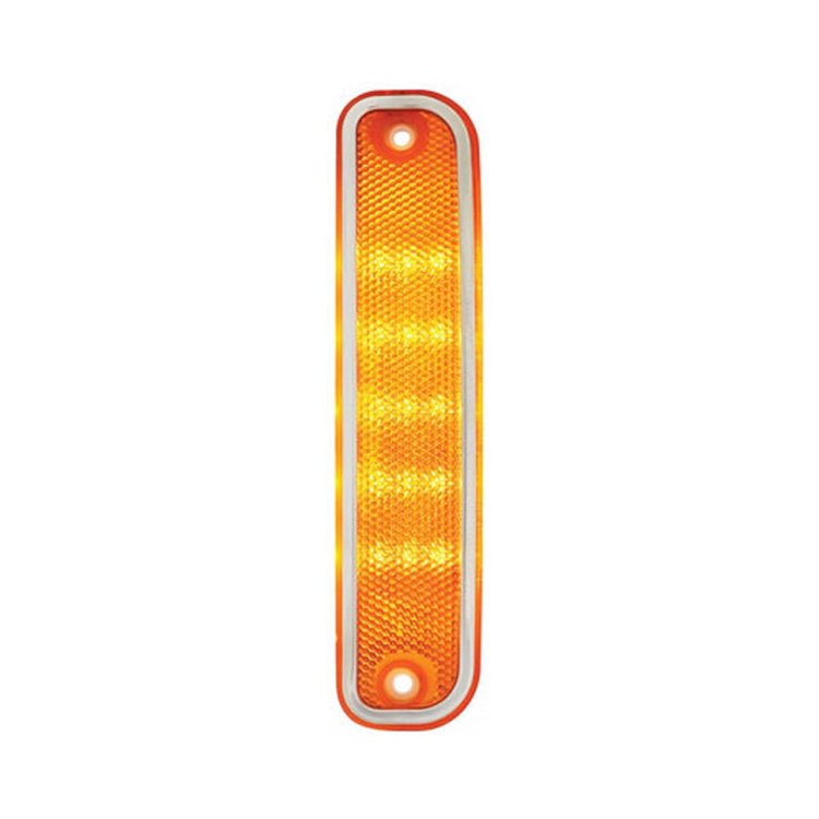 SMLD80A Front Side Marker Assemblies 1973-1980 Chevy/GMC C/K Series Truck, Blazer/Jimmy & Suburban, Amber, LED, Each