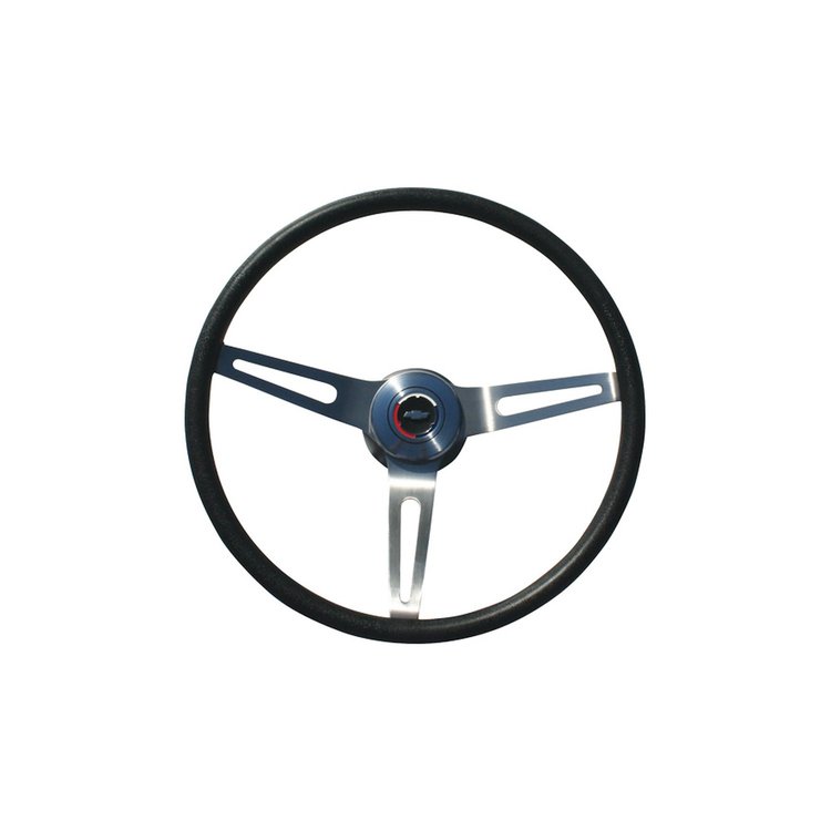 STR00BK Sport Steering Wheel Kit, Black, Bowtie, 1960-1972 Chevy/GMC C/K Series Truck, Blazer/Jimmy & Suburban