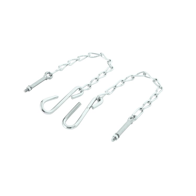 TGCH72Z Tailgate Chains 1954-1987 Chevy/GMC Stepside Trucks, Zinc, Stepside, Pair