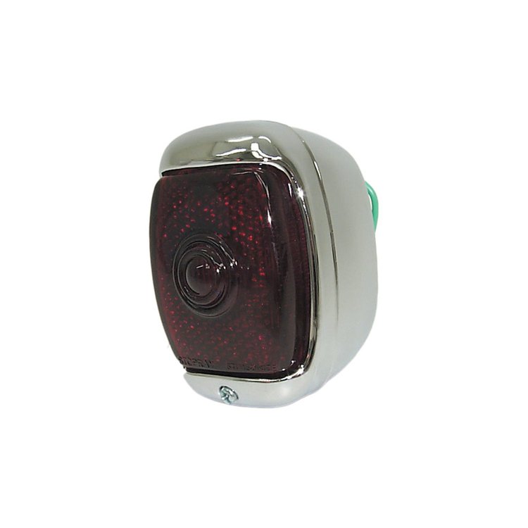 TLC53LH Tail Light Assembly, Stainless, Red, Left, Each, 1947-1953 Chevy/GMC Truck, Stepside
