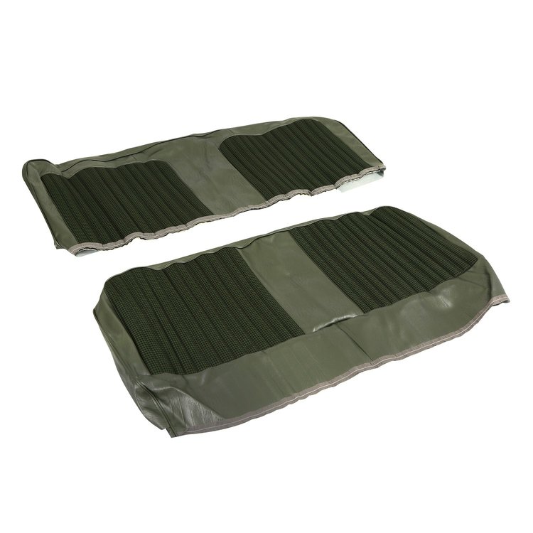 UP72500GREEN Houndstooth Seat Cover, Bench, Green, 1971-1972 Chevy/GMC C/K Series Truck