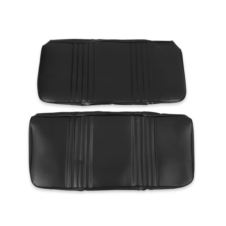 UPH5800BLACK Original Style Seat, All Vinyl, Pleated, Black, 1955-1959 Chevy/GMC Truck