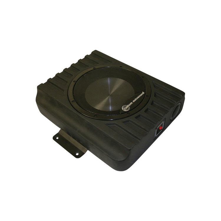 USS4787 Underseat Speakers System 1947-1987 Chevy/GMC Truck, 8-inch Woofer-Pair-Black
