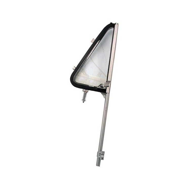 VWA66LH Vent Window Assembly 1964-1966 Chevy/GMC C/K Series Truck & Suburban, Chrome, Clear, Left