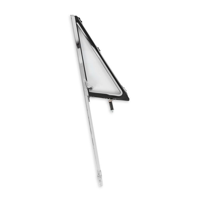 VWA72LHCLEAR Vent Window Assembly 1968-1972 Chevy/GMC C/K Series Truck, Blazer/Jimmy & Suburban, Chrome, Clear, Left