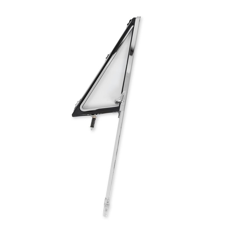 VWA72RHCLEAR Vent Window Assembly 1968-1972 Chevy/GMC C/K Series Trucks & Suburban, Chrome, Clear, Right