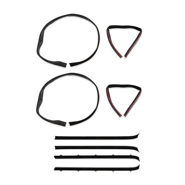 WCS080F Window Channel Set 1973-1980 Chevy C/K Series Truck & Suburban, 1976-1980 Chevy/GMC Blazer/Jimmy, Front Doors