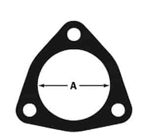 Collector Gasket Center: 2-1/2"