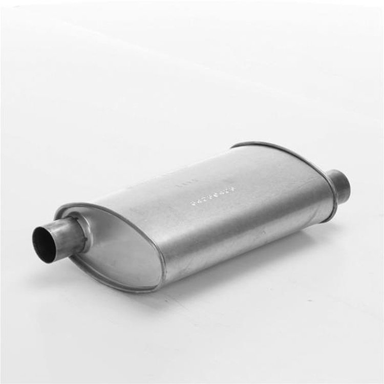 4 1/4 x 8 3/4 Oval 14 shell 18 overall offset inlet 2 offset outlet 2 high frequency sound mechanica