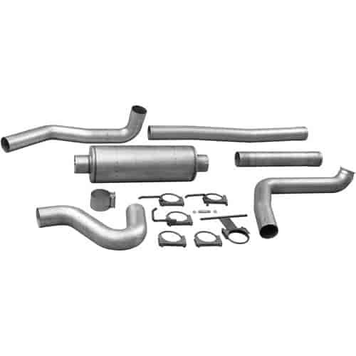 2001-2002 FORD EXCURSION (7.3L) POWERSTROKE CAT BACK 4 in SINGLE