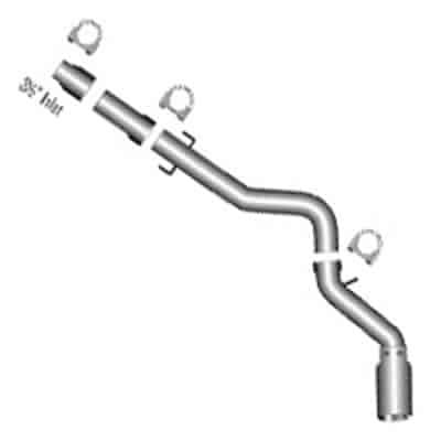 2007 DODGE 2500 / 3500 (6.7L) CUMMINS DPF BACK W/TIP 5 in SINGLE