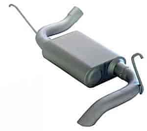 Cherry Bome Pro-Series Axle-Back Exhaust System 2007-13 Jeep Wrangler & Rubicon