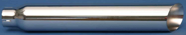 2-1/4 in X 22 in CHROME TIP