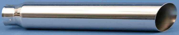 2-1/2 in X 22 in CHROME TIP