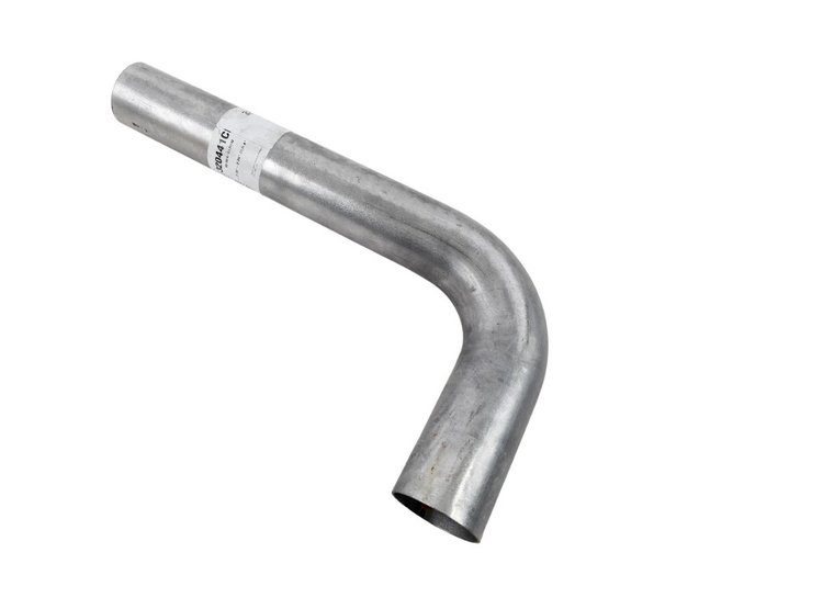 90 Degree Mandrel-Bent Exhaust Elbow, 2.25 in. OD, 4 in. Radius [Aluminized Steel]