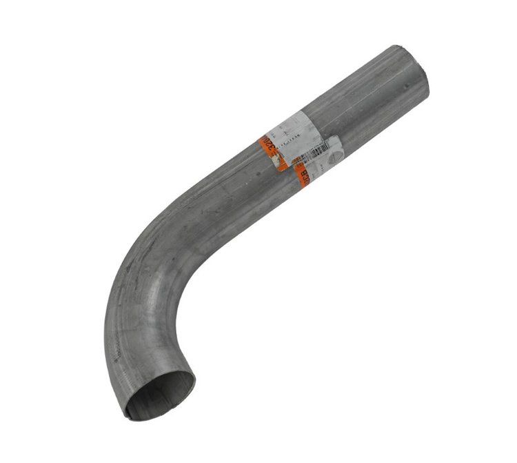 90 Degree Mandrel-Bent Exhaust Elbow, 2.5 in. OD, 4.5 in. Radius [Aluminized Steel]