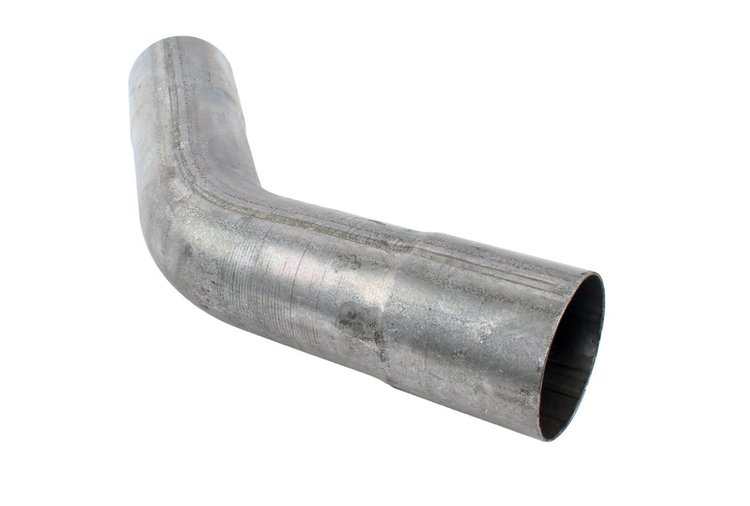 45 Degree Mandrel-Bent Exhaust Elbow, 3 in. ID, 3.5 in. Radius [Aluminized Steel]