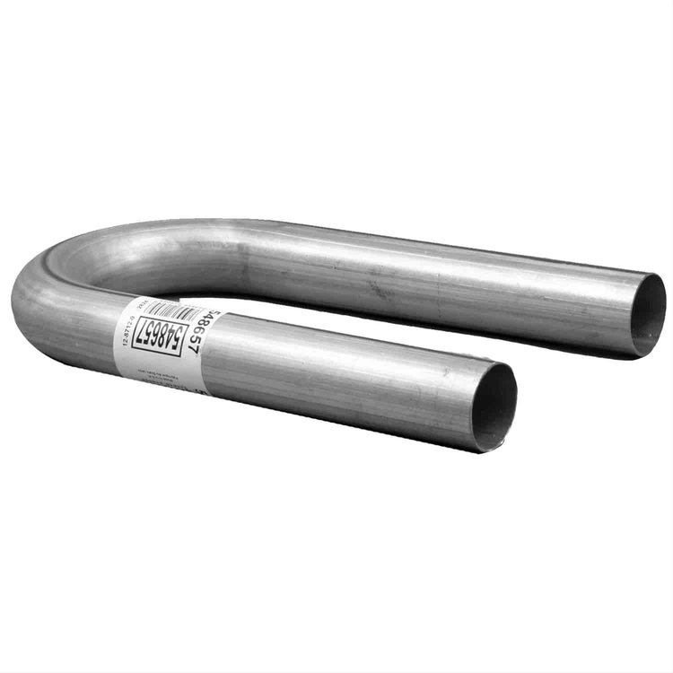 180 deg MANDREL 2 in OD / 2 in OD 9 in LENGTH 3.5 in RADIUS ALUMINIZED