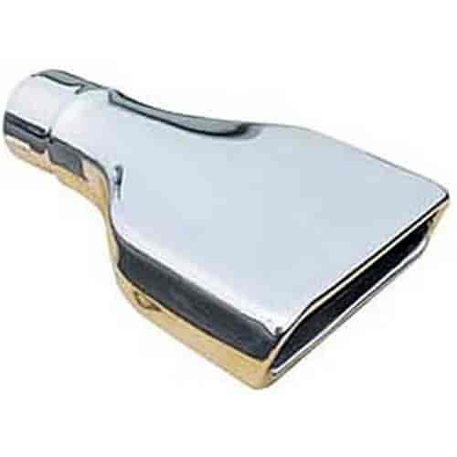 Exhaust Tip Flat Rolled Edge