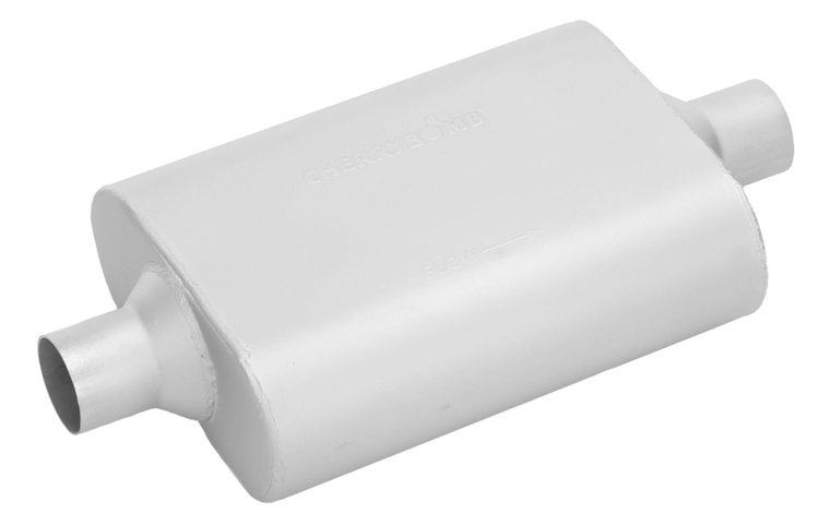 Pro Muffler 2.25" Diameter Center In / Center Out 4" x 9.75" Oval