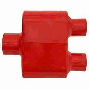 Extreme Muffler 3" Center Inlet/2.5" Dual Outlet