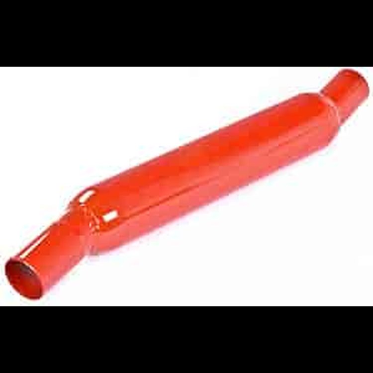 Glasspack Muffler 2.25" Inlet/Outlet: angled 15°